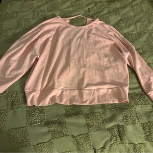 Women's Pink Long Sleeve Top